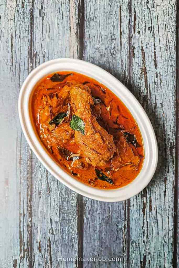 Nadan kozhi curry Varutharacha kerala chicken curry recipe with